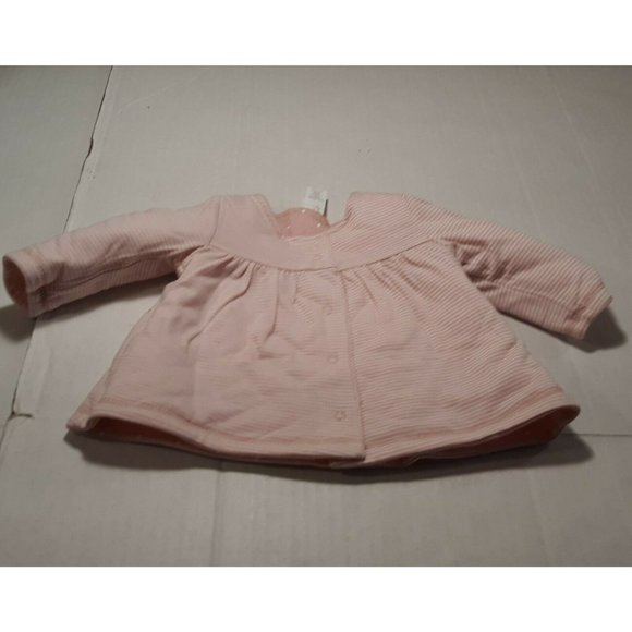 Baby Gap Girls Reversible Snap Button Shirt Lightweight Jacket 0-3 Months NEW - Picture 2 of 12